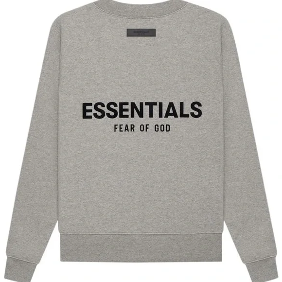 New Fear of God Essentials Crewneck 'Dark Oatmeal'